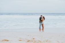 Soggiorno camera matrimoniale con vista mare - Marche