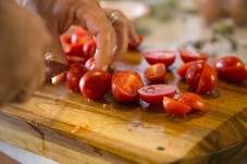 Lezione di cucina italiana con cena