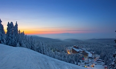 The Seven Rila Lakes snowshoe walk and hot thermal pools