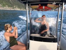 gita pomeridiana in barca lungo la costa di Sanremo