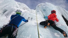 Arrampicata su ghiaccio a Ceresole Reale