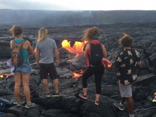 Lava tour al tramonto