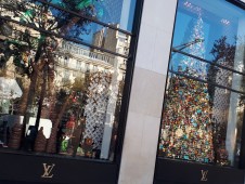 Visita di Natale degli Champs Elysées e dell'Arco di Trionfo