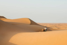 Safari mattutino nel deserto di Abu Dhabi con giro in cammello
