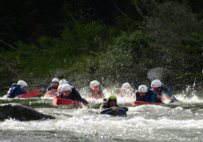 Hydrospeed nel tratto classico del fiume Sesia 