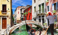 Tour a piedi pomeridiano di Venezia e giro in gondola