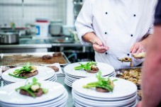 Cena a Siena a base di carne