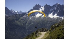 Volo con Parapendio al Tramonto