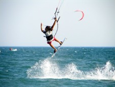 Il battesimo del kitesurf a Punta Pellaro