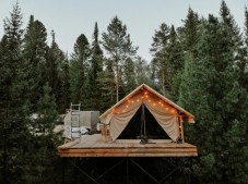 Notte in Yurta con cena sotto le stelle