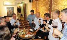 Wine tasting and Iberian ham tapas tour in Madrid