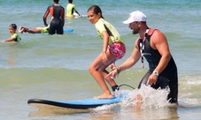 Surfing lesson in Cádiz