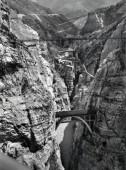 Percorso ferrato alla diga del Vajont