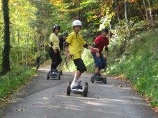 Mountain board per 2 a Flims, in Svizzera