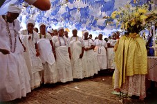 Visita del patrimonio religioso africano a Salvador