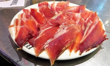Wine tasting and Iberian ham tapas tour in Madrid