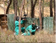 Partita di Paintball per quattro persone