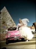 sposa e FIAT 500