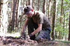 Corso di orientamento nel bosco del Friuli