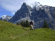Mountain board per 2 a Flims, in Svizzera