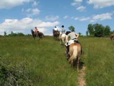 Passeggiata a cavallo in Abruzzo