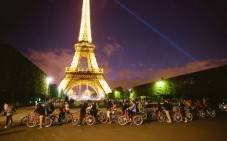 Tour in bicicletta di Parigi di notte