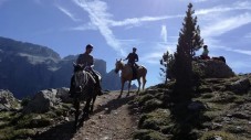 Passeggiata a cavallo nella Val di Fassa