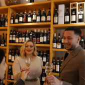 Degustazione di vino nel centro di Torino