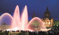 Visita serale della fontana magica di Montjuïc