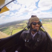 Volo acrobatico in aliante in Friuli