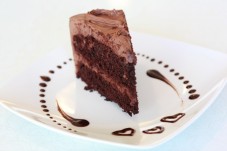 Torta cuore al cioccolato