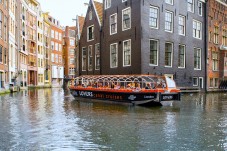 Crociera sul canale di Amsterdam in barca semi aperta