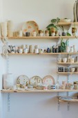 Aperitivo e Decorazione di un Utensile in Ceramica per Madre e Figlia
