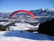 Volo in Parapendio ad Aosta