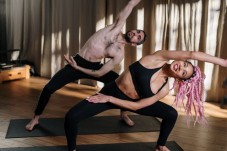 Lezione privata di coppia Vinyasa flow yoga - 90 min | Roma
