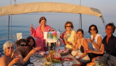 Cena in Barca Liguria in Gruppo