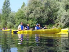 Canoa fluviale sul Fiume Tanagro