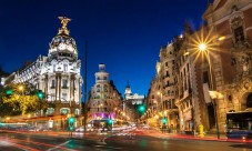 Madrid guided tour at night with optional flamenco show and dinner