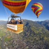 Volo in Mongolfiera Esclusivo di Coppia in Valle D'Aosta