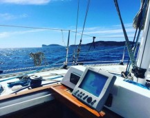 Barca a vela in Sardegna ad Alghero