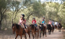 Escursione a cavallo, barbecue e cowboy