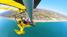 Volo su deltaplano sulla Riviera del Conero con aperitivo e video con camera 360 gradi
