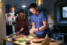 Tour del mercato alimentare e corso di cucina con un locale a Vicenza