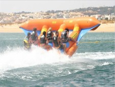 15 minuti in banana boat