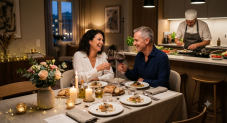 Cena Luxury con Private Chef e Abbinamento Vini per Due