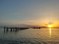 Chioggia: Tramonto in Laguna Veneta dalla barca