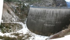 Percorso ferrato alla diga del Vajont