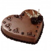 Torta cuore al cioccolato