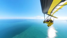 Volo su deltaplano sulla Riviera del Conero con aperitivo e video con camera 360 gradi