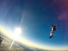 Airplane skydiving in Svizzera